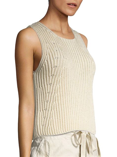 cotton knitted tank top.